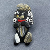 Spaniel Acrylic Brooch: Black