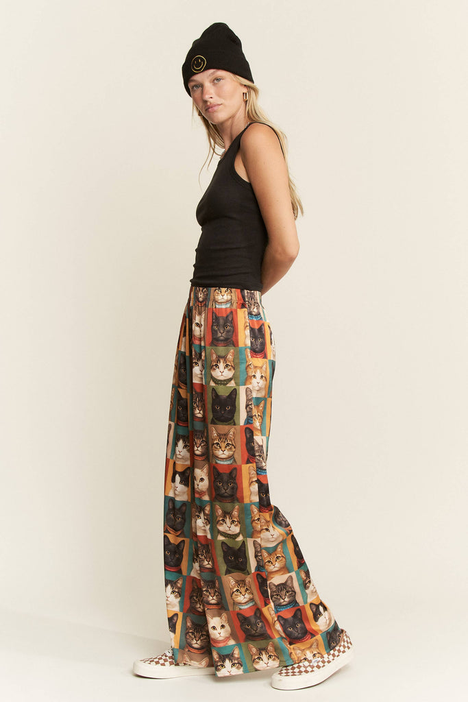 Cat Portrait Pants