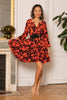 Coral Floral Mini Dress