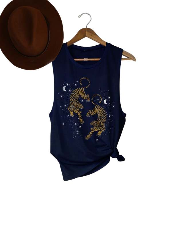 Moon Tigers Muscle Tee