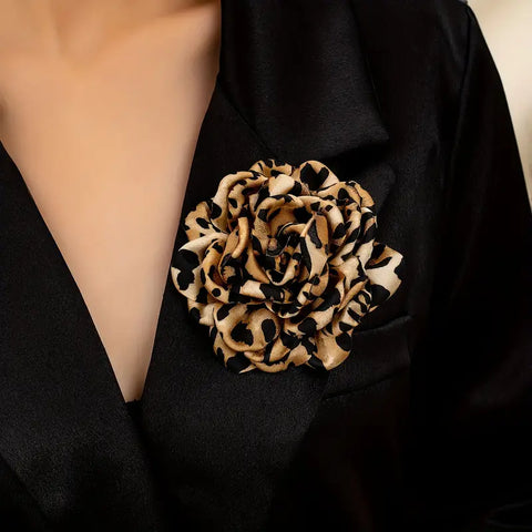 Leopard Print Viola Hair Clip