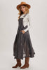 Lace Embroidered Overall Dress