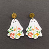 Ghost Mushroom Earrings