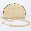 Studded Taco Purse Clutch