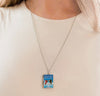 Book Locket Necklace - Heated Rivalry : Stainless Steel