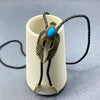 Turquoise Charm Poirot Rope Necklace
