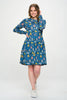 Colourful Kitties Tunic Sweater Dress