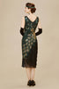 Tassel Hem Peacock Dress