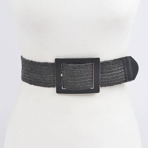 Retro Heart Stretch Belt: Rainbow