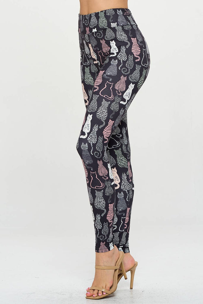 Variety Of Cats  Legging