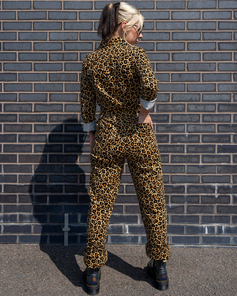 Classic Leopard Print Boiler Suit