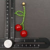 Resin Cherry Dangle Earrings