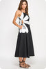 Side Cut-Out Daisy Midi Dress- Only XS/S