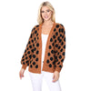 Polka Dot Open Front Cardigan