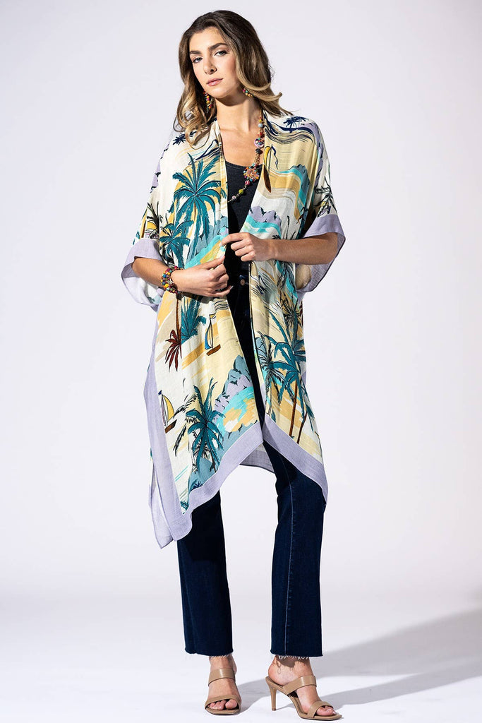 Maui Palm Kimono