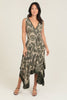 Dip Dyed Scarf Hem Dress