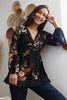 Vintage Floral Tunic Blouse