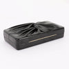 Twist Knot Hardcase Clutch: BK