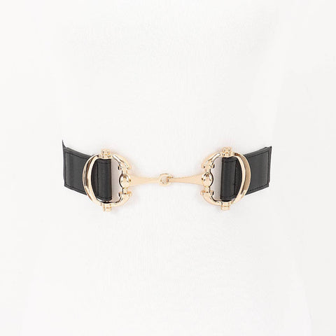 Retro Heart Stretch Belt: Rainbow