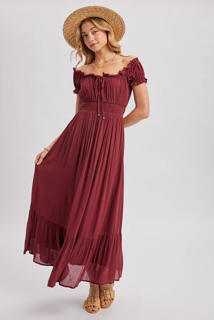 Sugar Plum Wine Maxi Dress
