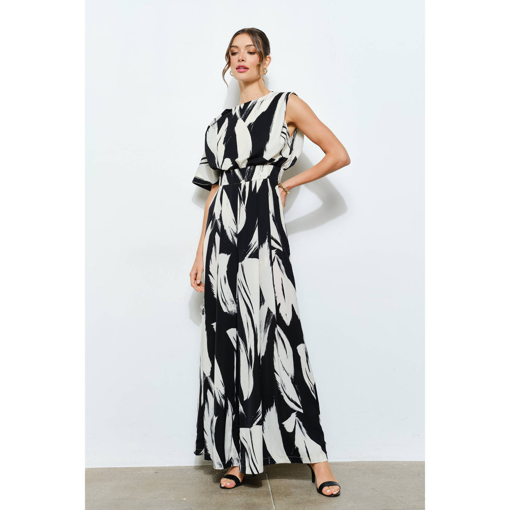 Opening Night Draped Jumpsuit