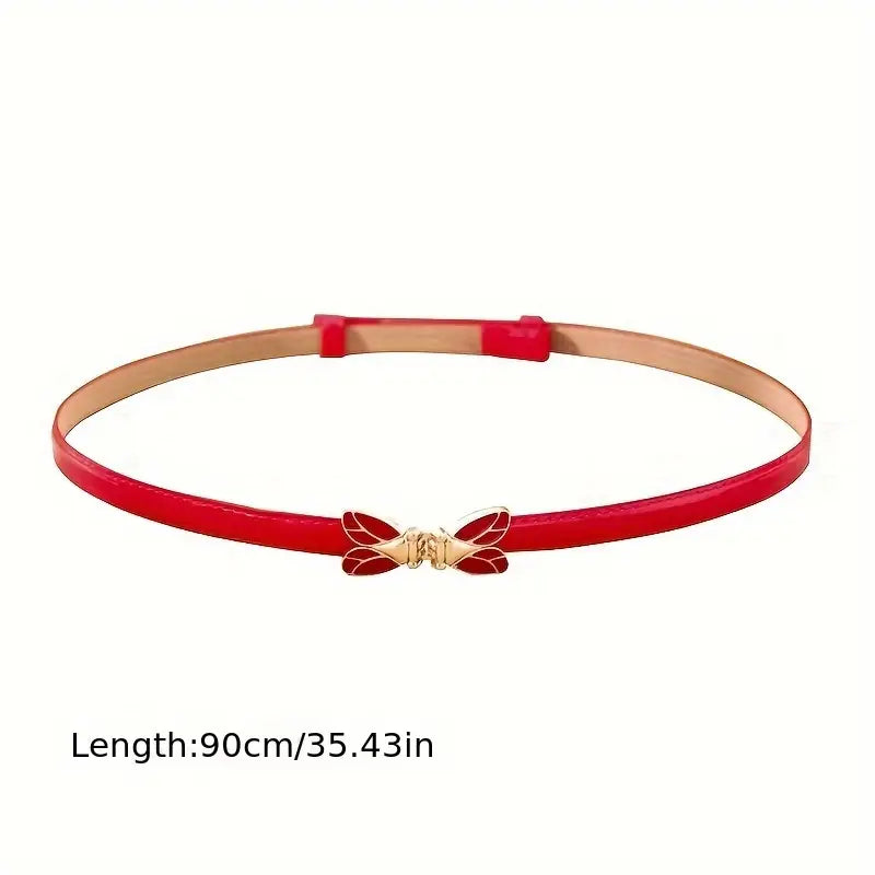 Super Fly Adjustable Skinny Belt: Blue