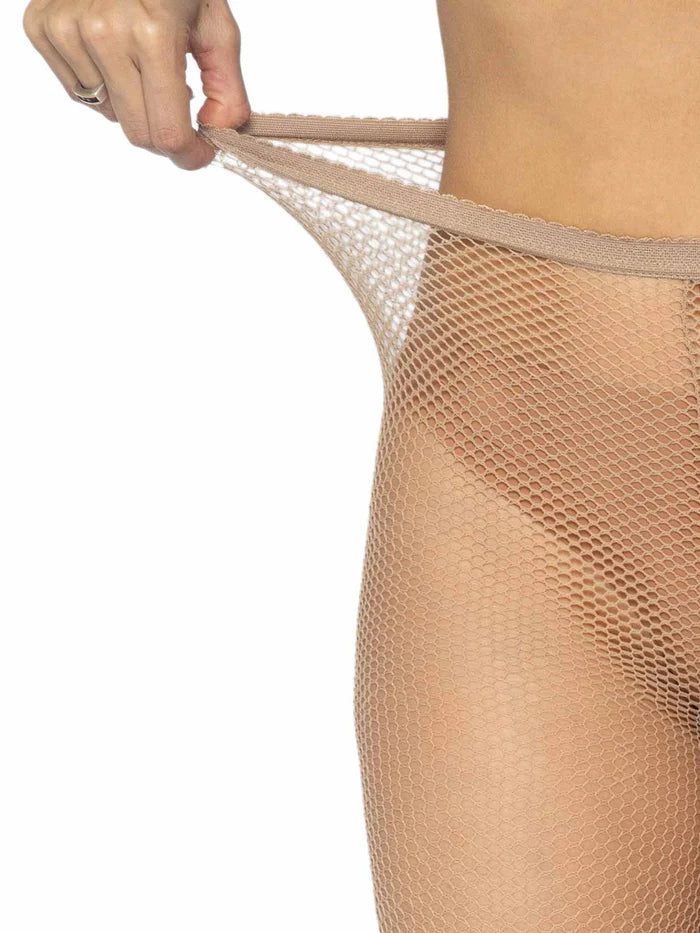 Spandex Fishnets: Nude