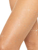 Lycra Fishnets w/ Rhinestones: Caramel