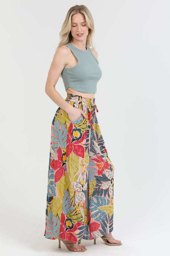 Tunisian Travel Palazzo Pants