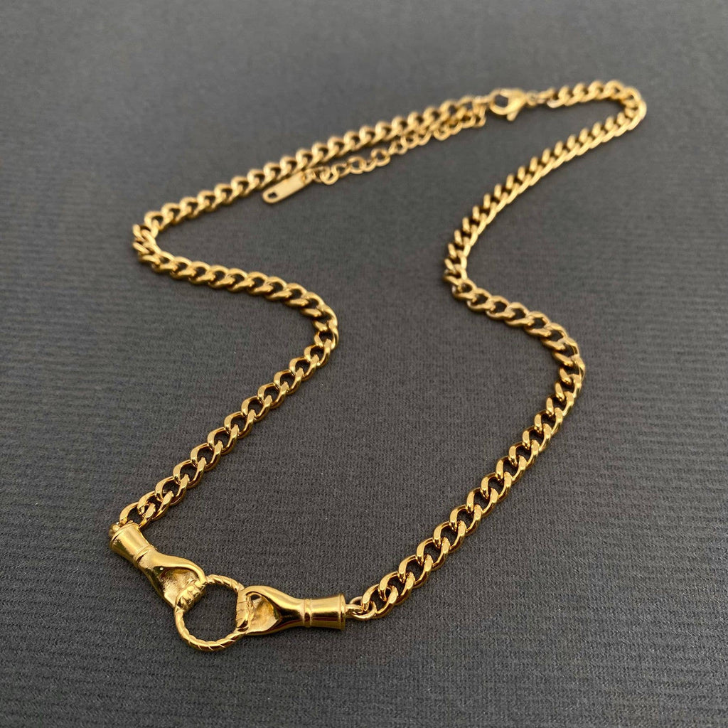 Hand of Friendship 18K Plated Necklace