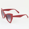Sharp Geometric Cateye Sunglasses