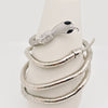 Wrapped Snake Necklace | Bracelet: Silver