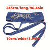 Vintage Denim Obi Belt