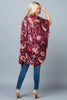 Cranberry Velvet Kimono