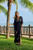 Seahorse Embroidered Caftan Dress