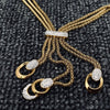 Triple Layer Gold Plated Chain Necklace