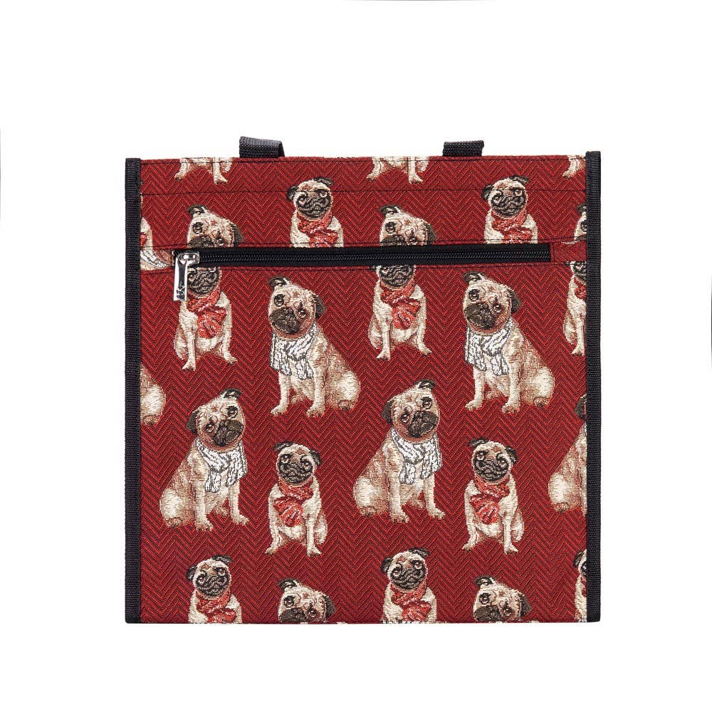 Pug Tapestry Tote Bag