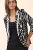 Zebra Printed Blazer