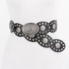 Western Medallion Belt: Black