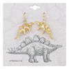 Times Gold Stegosaurus Earrings