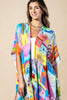 Coastal Pop Viscose Kimono