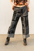 Western Paisley Cuffed Jeans
