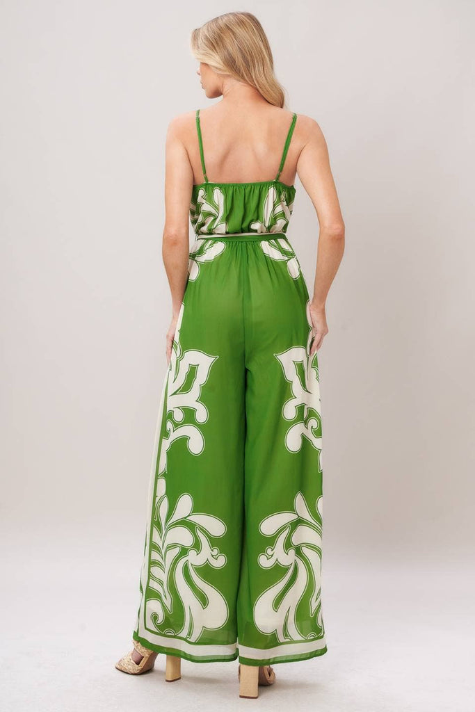 Fresh Summer Greens Jumpsuit