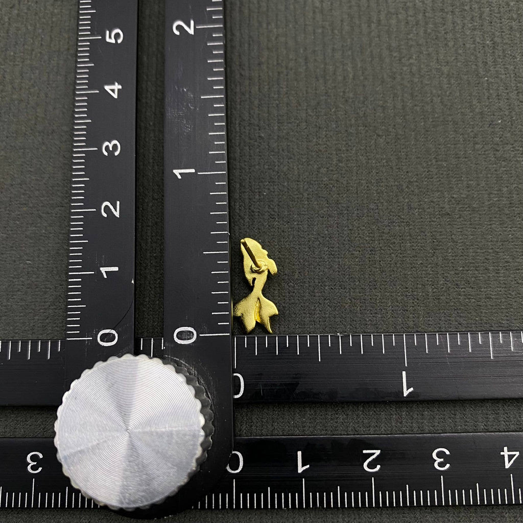 14K Gold Plated Goldfish Stud Earrings
