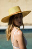 Wide Brim Sun Hat: DARK NATURAL
