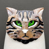 Cat's Head Acrylic Brooch