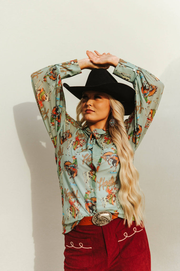 Howdy Cutie Western Blouse