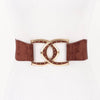 Horseshoe Stretch belt: Mocha