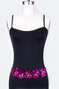 Plum  Chiffon Floral Belt
