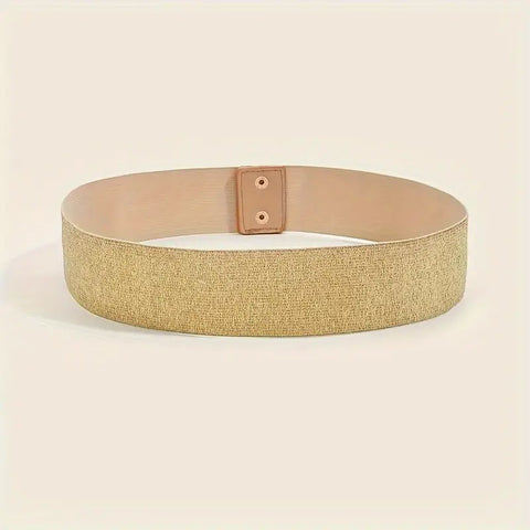 Double Heart Elastic Belt: Blue